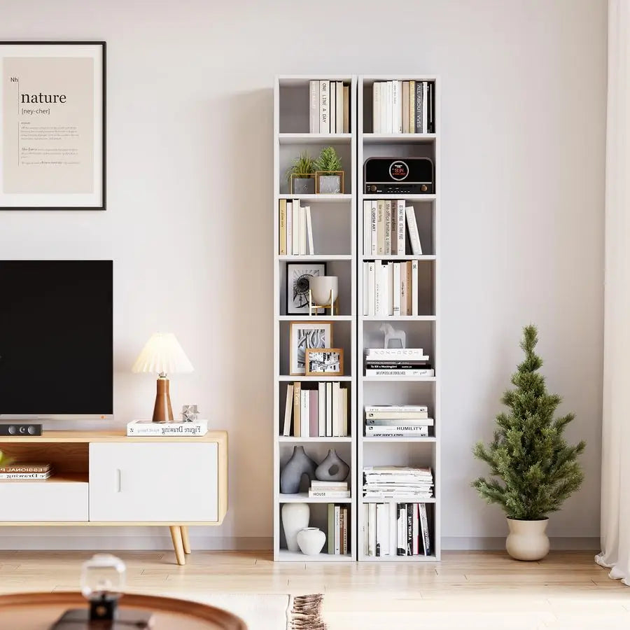 71" Slim Corner Media Tower