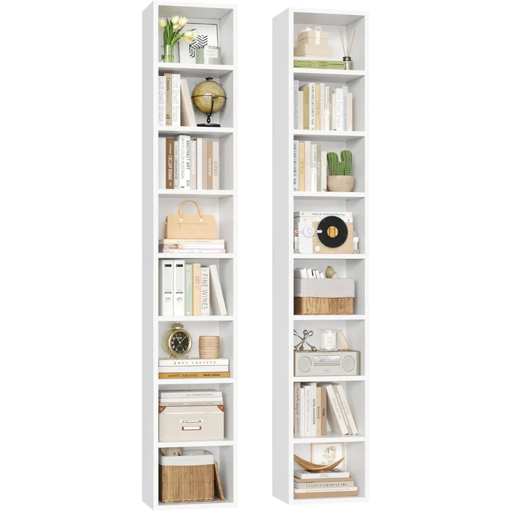 71" Tall Narrow Media Shelf